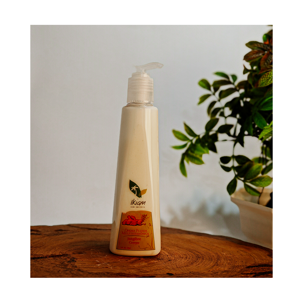 crema fluida multivitaminica de jengibre